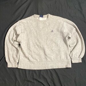 Y2K Cropped Champion Sweater
